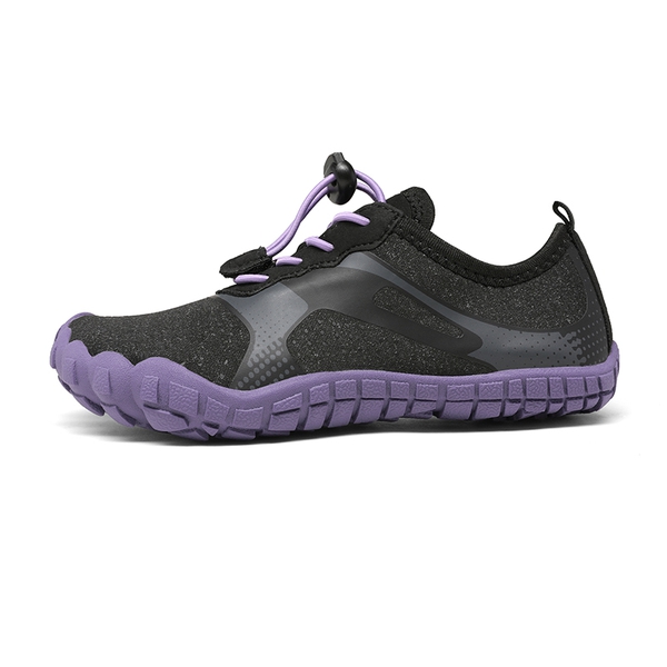 Kids Water Shoes - BLACK GREY PURPLE - 1